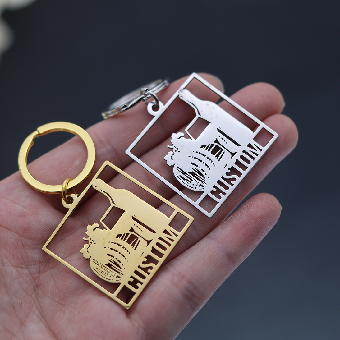 QIAMNI Custom Name Engraved Da - Wine Beer Name บทวิจารณ์และราคา