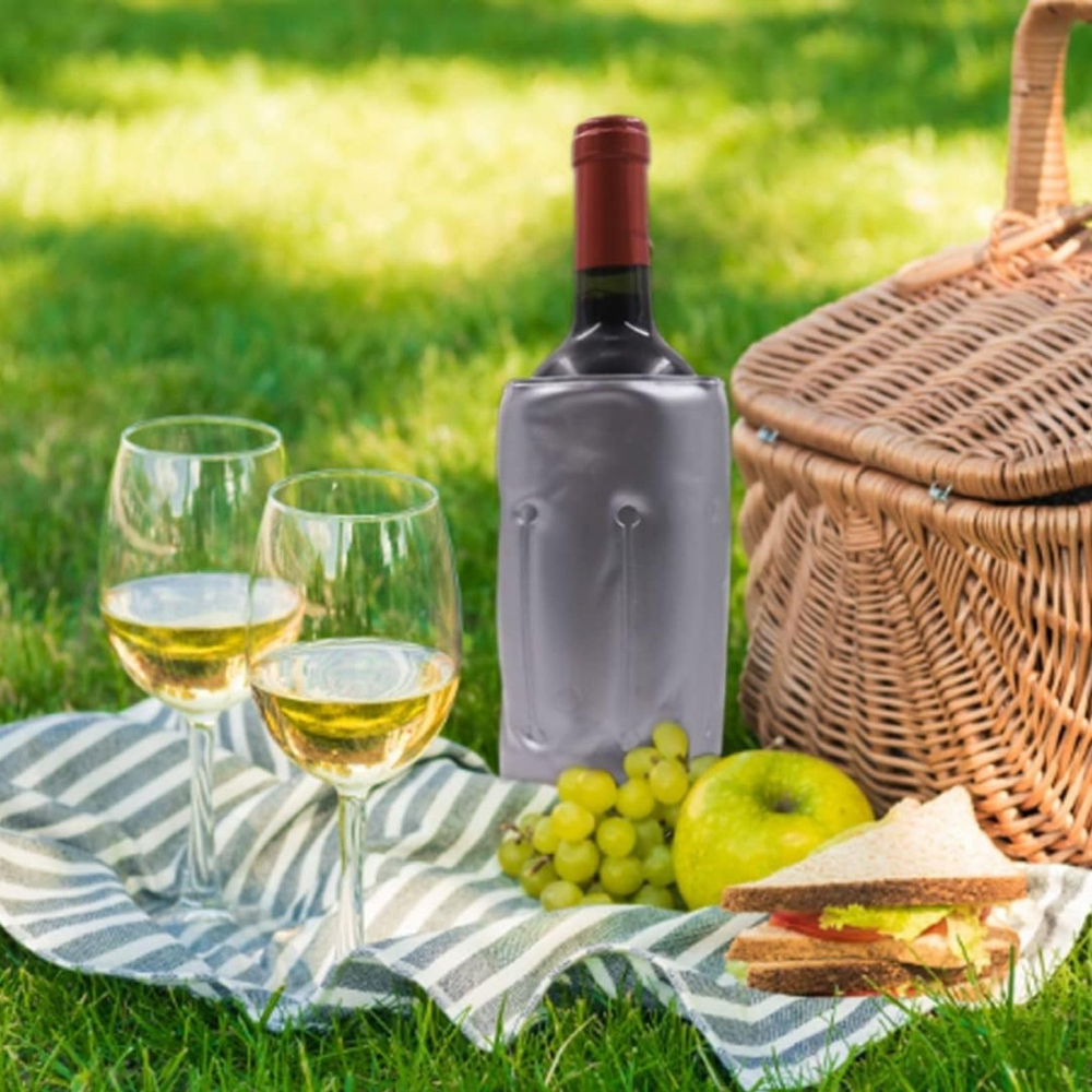 Rapid Ice Wine Bottle Cooler R - Wine Chiller Sleeve บทวิจารณ์และราคา