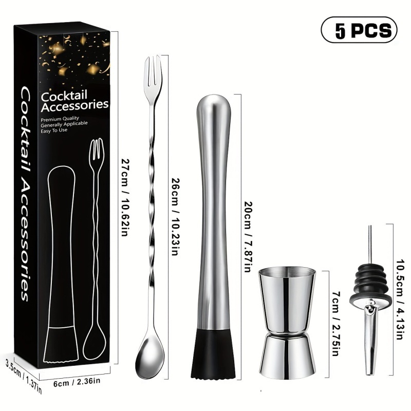 【Stainless Steel & Professiona - Muddler Cocktail Bar บทวิจารณ์และราคา