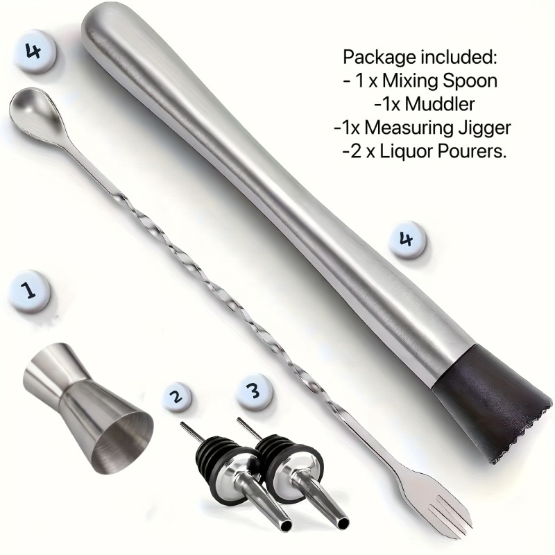 【Stainless Steel & Professiona - Muddler Cocktail Bar บทวิจารณ์และราคา