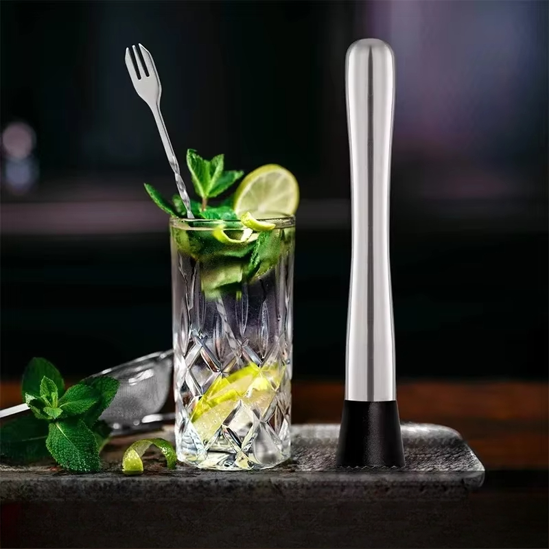 10 Inch Stainless Steel Cockta - Muddler Cocktail Bar บทวิจารณ์และราคา