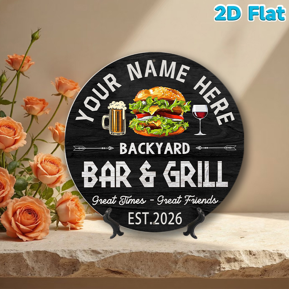Custom Name & Year Backyard Ba - Wine Beer Name บทวิจารณ์และราคา