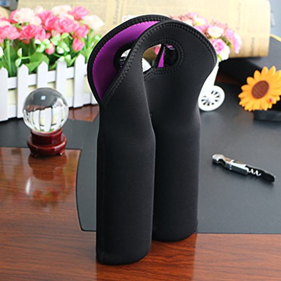 Wine Carrier Tote Bag Two Bott - Wine Bag Carry Two บทวิจารณ์และราคา