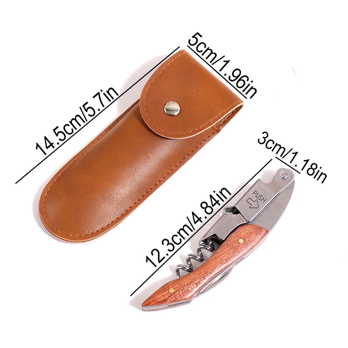 Wooden Handle Custom Text Wine - Wine Beer Name บทวิจารณ์และราคา