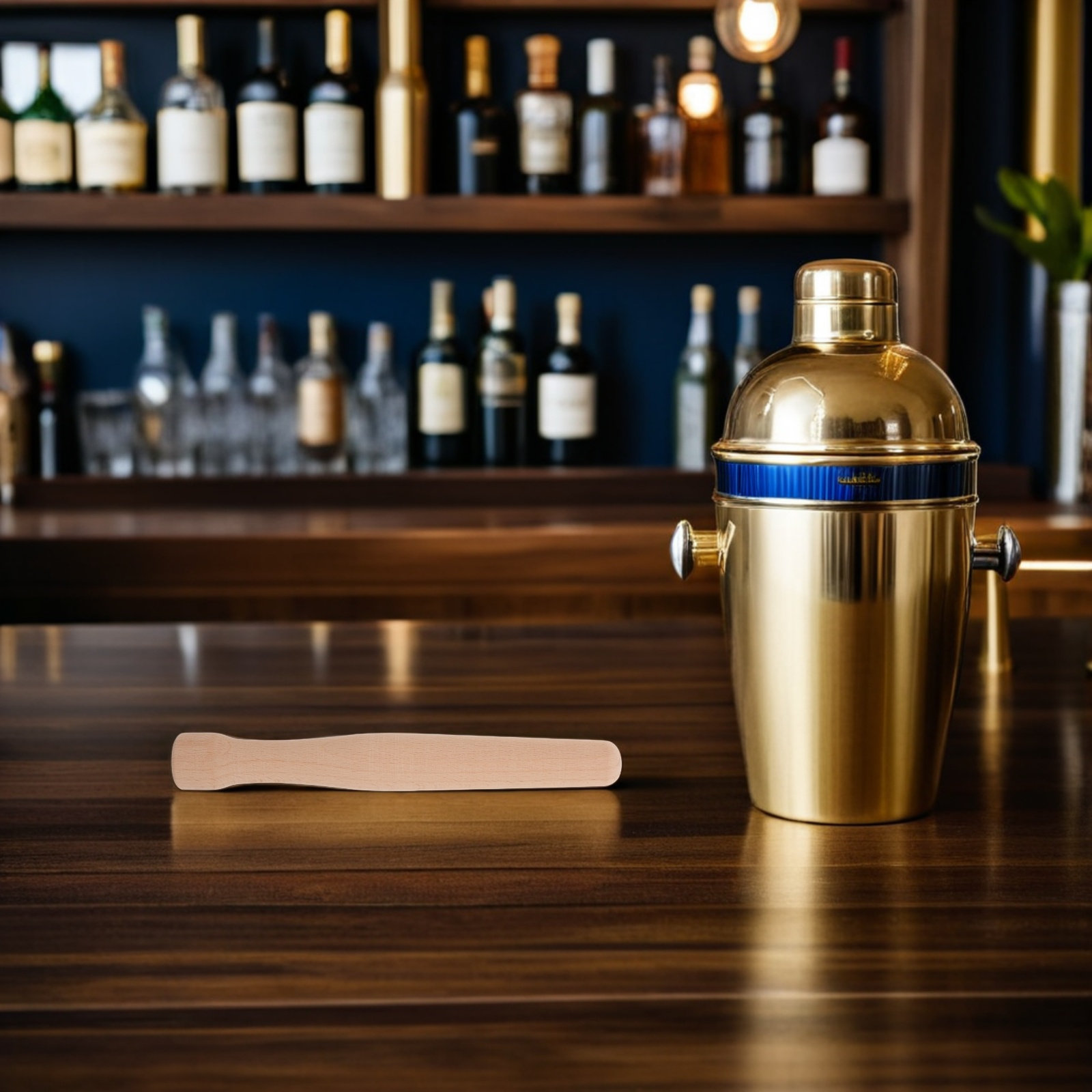 Wooden Cocktail Muddler Strong - Muddler Cocktail Bar บทวิจารณ์และราคา