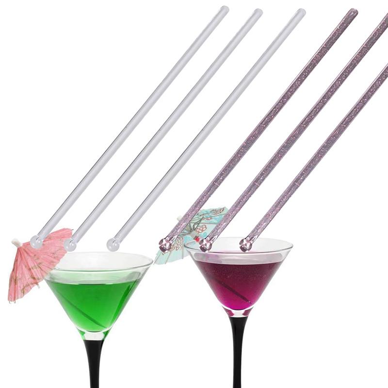 100Pcs Transparent Cocktail Dr - Muddler Cocktail Bar บทวิจารณ์และราคา