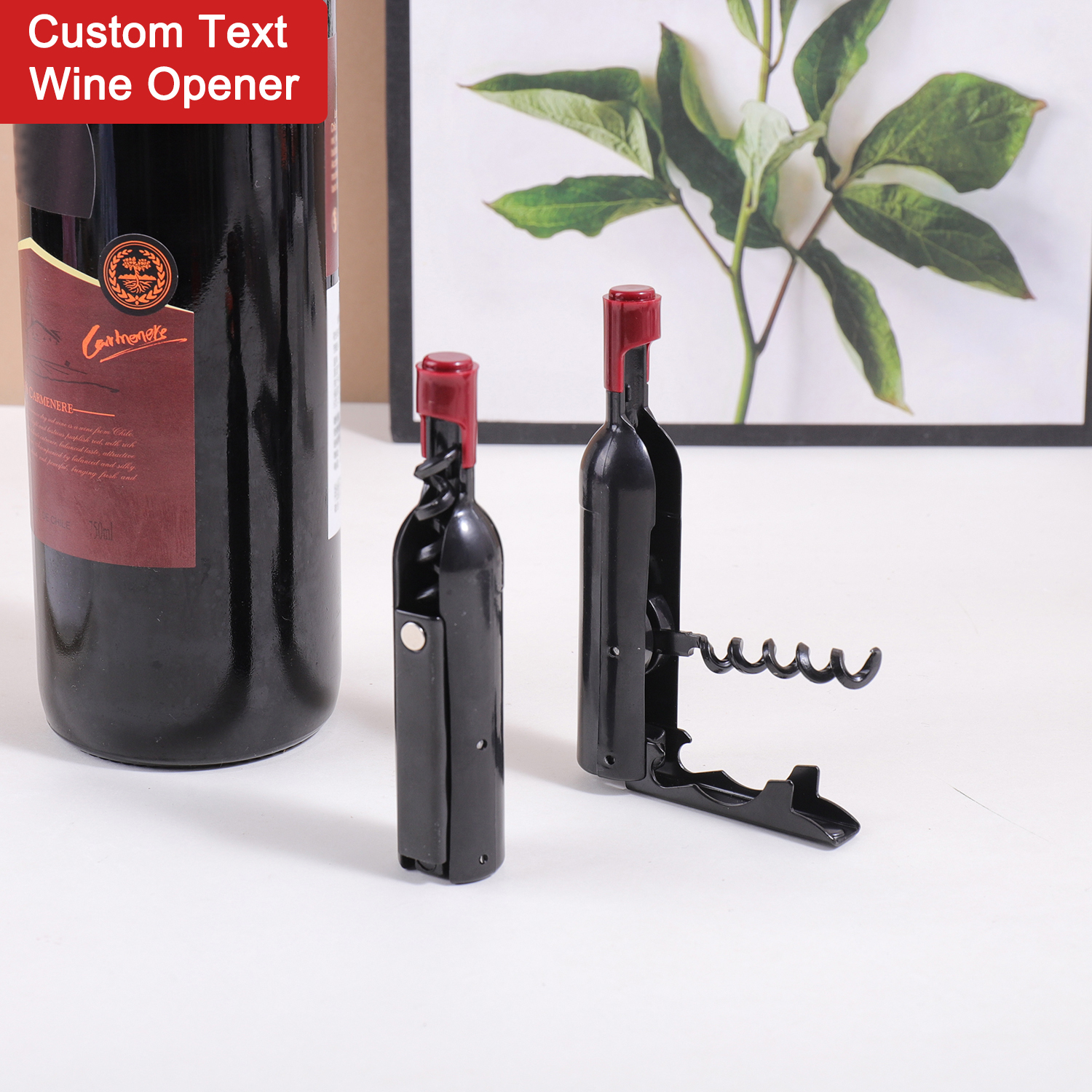 Bottle Shape Custom Text Wine  - Wine Beer Name บทวิจารณ์และราคา