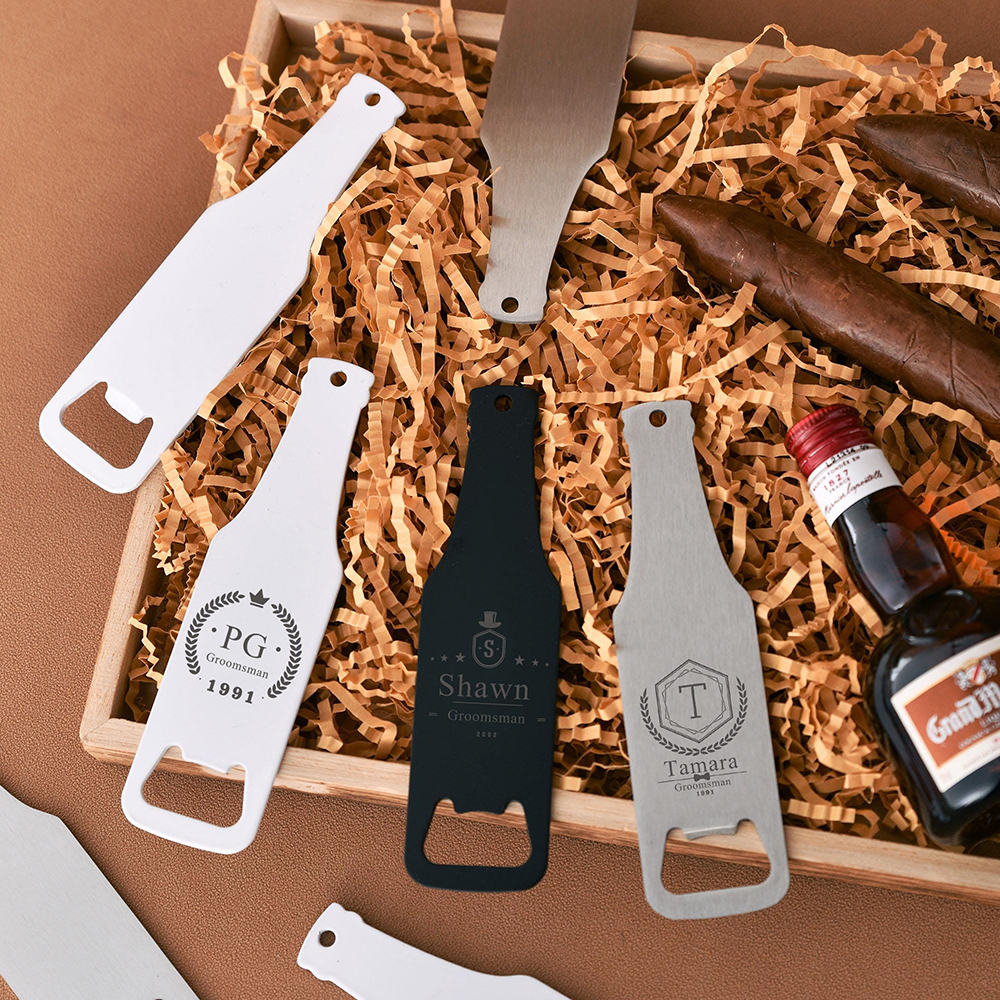 Custom Wedding Stainless Steel - Wine Beer Name บทวิจารณ์และราคา