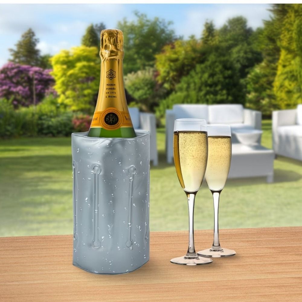 Reusable Wine Cooler Bag Gray  - Wine Chiller Sleeve บทวิจารณ์และราคา