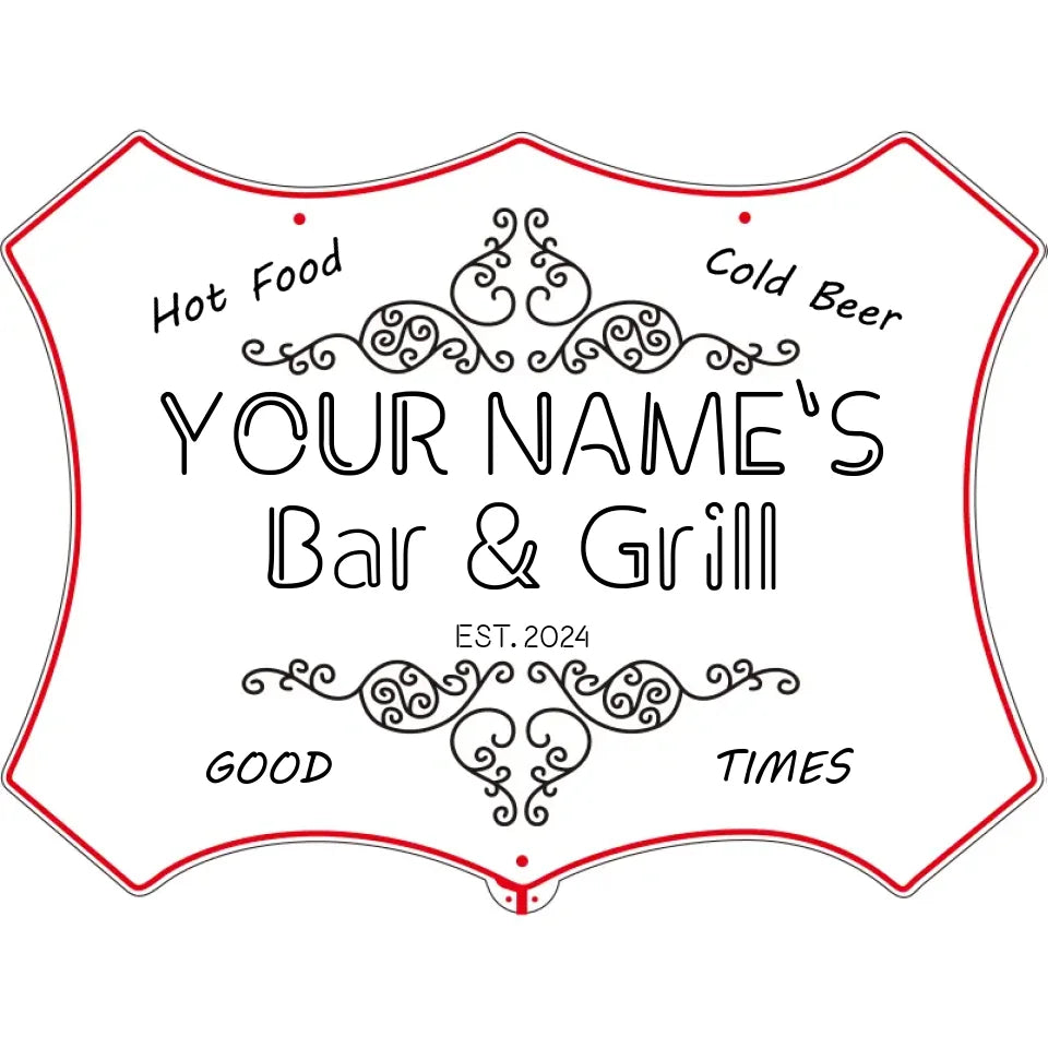 Personalized Your Name Bar & G - Wine Beer Name บทวิจารณ์และราคา