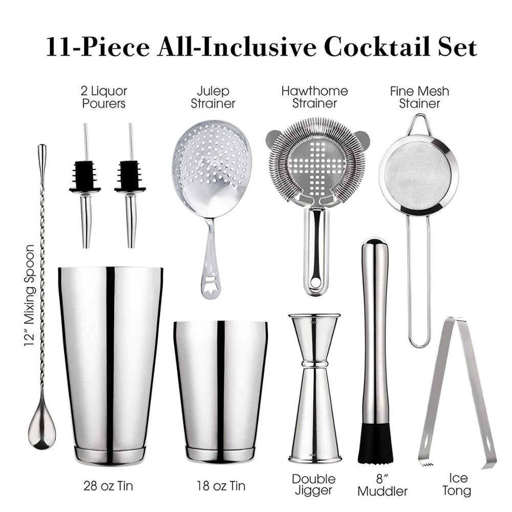 Cocktail Shaker Bar Set: 2 Wei - Muddler Cocktail Bar บทวิจารณ์และราคา