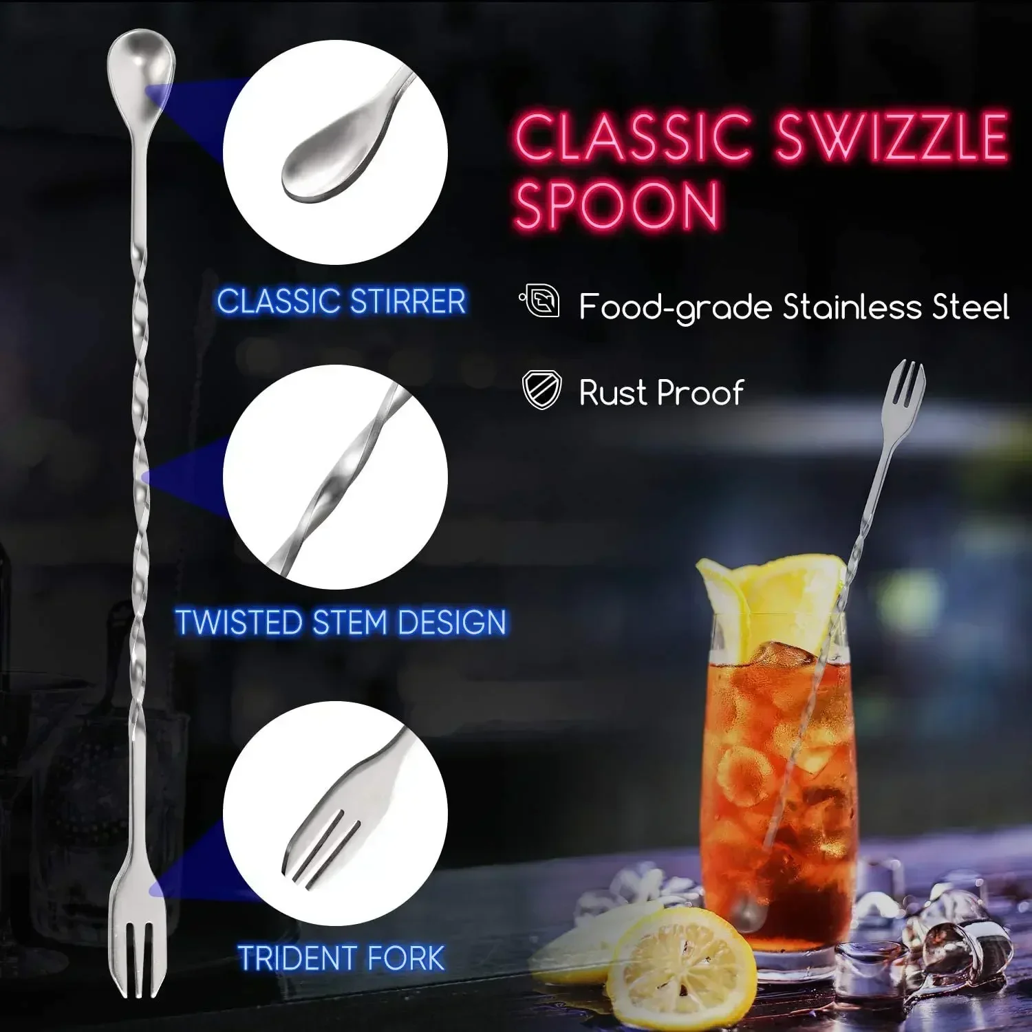 Stainless Steel Cocktail Muddl - Muddler Cocktail Bar บทวิจารณ์และราคา