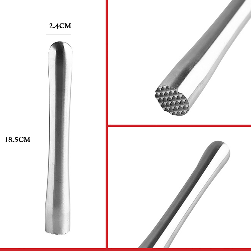 Cocktail Shaker Steel Wine Mix - Muddler Cocktail Bar บทวิจารณ์และราคา